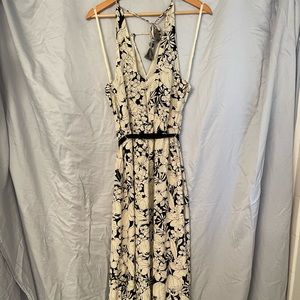 Anthropologie floral jumpsuit